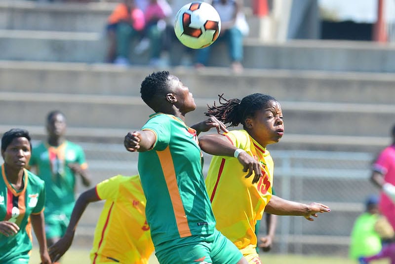 Football - 2017 COSAFA Women's Championship - Zimbabwe v Zambia - Barbourfields Stadium - Bulawayo